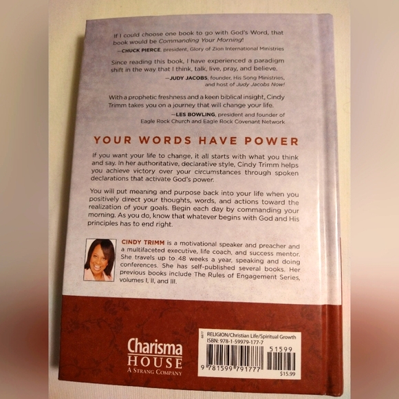 DR.CINDY TRIMM COMMAND YOUR MORNING HARDCOVER & MULTIPLE AUDIO CD BUNDLE (NWT) - Picture 4 of 12
